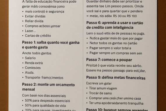 Finanças para iniciantes