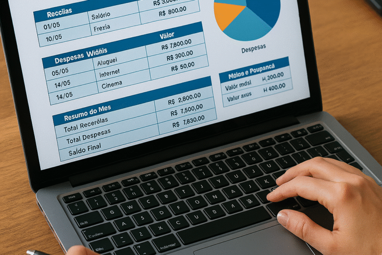 Planilha de controle Financeiro